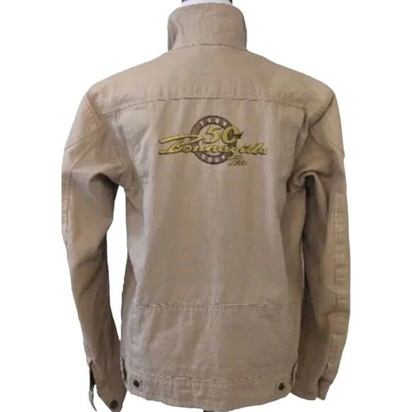 Triumph Motorcycle Jacket Mens Small Bonneville 50th Anniversary T100 1959-2009 - Picture 4 of 16